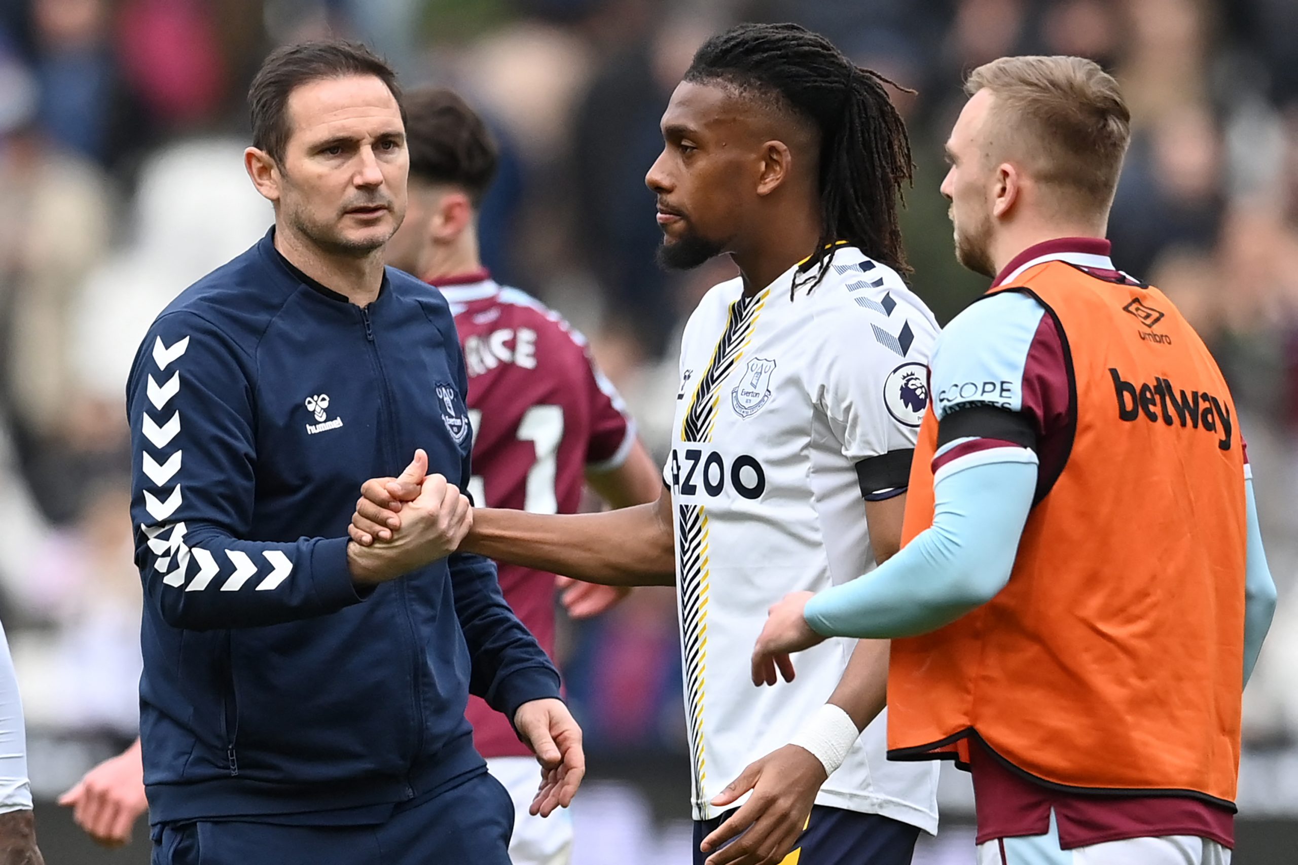 Alex Iwobi, Frank Lampard - Everton