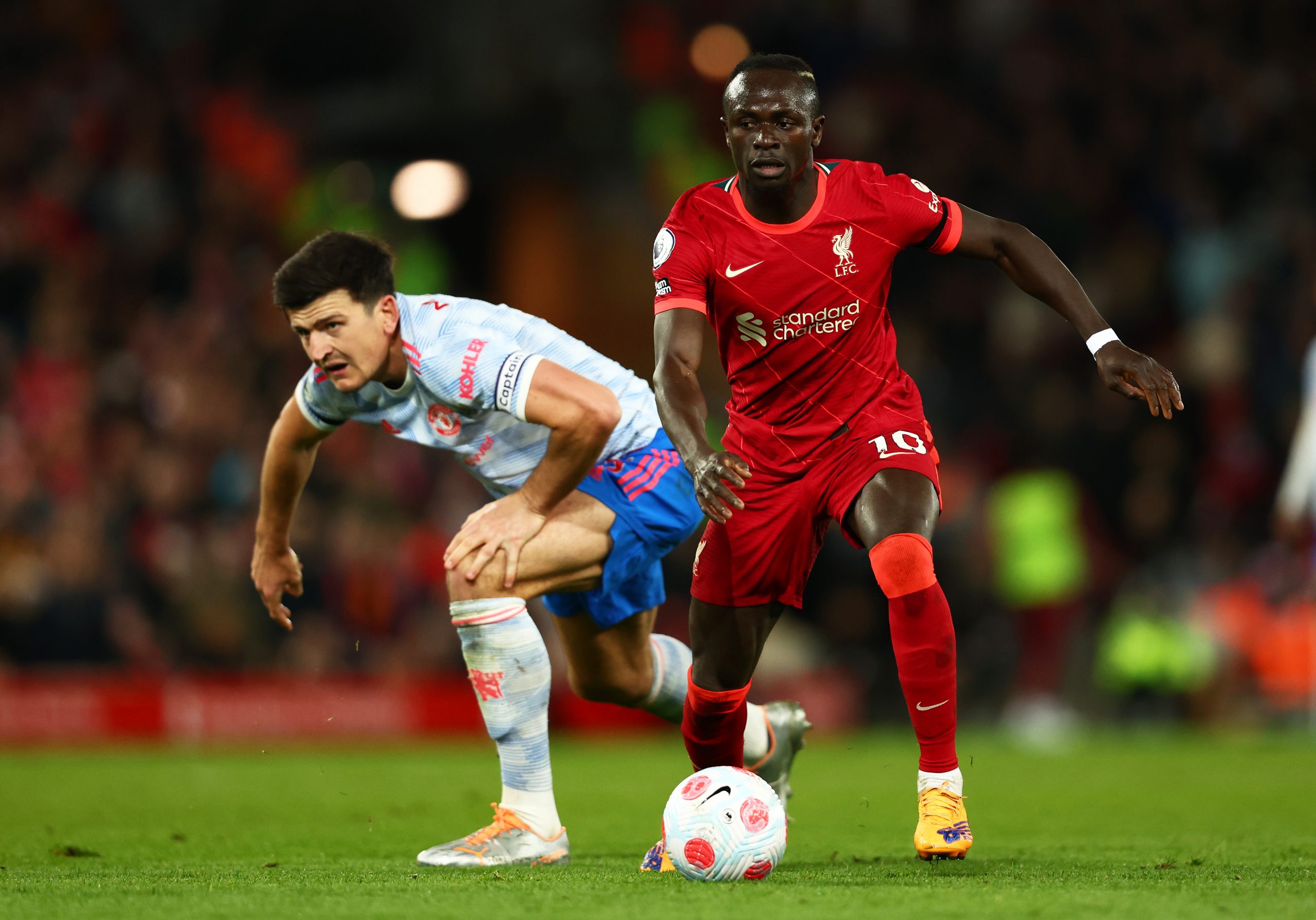 Sadio Mane, Harry Maguire - Liverpool vs Manchester United